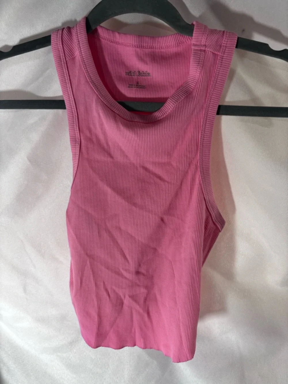 wild fable Pink Ribbed Tank‎ Top